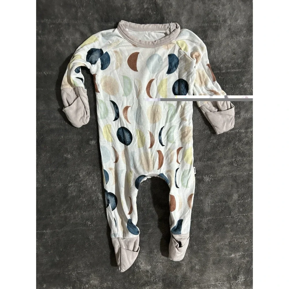 Little Sleepies Bamboo Moon Print Premie Sleeper
